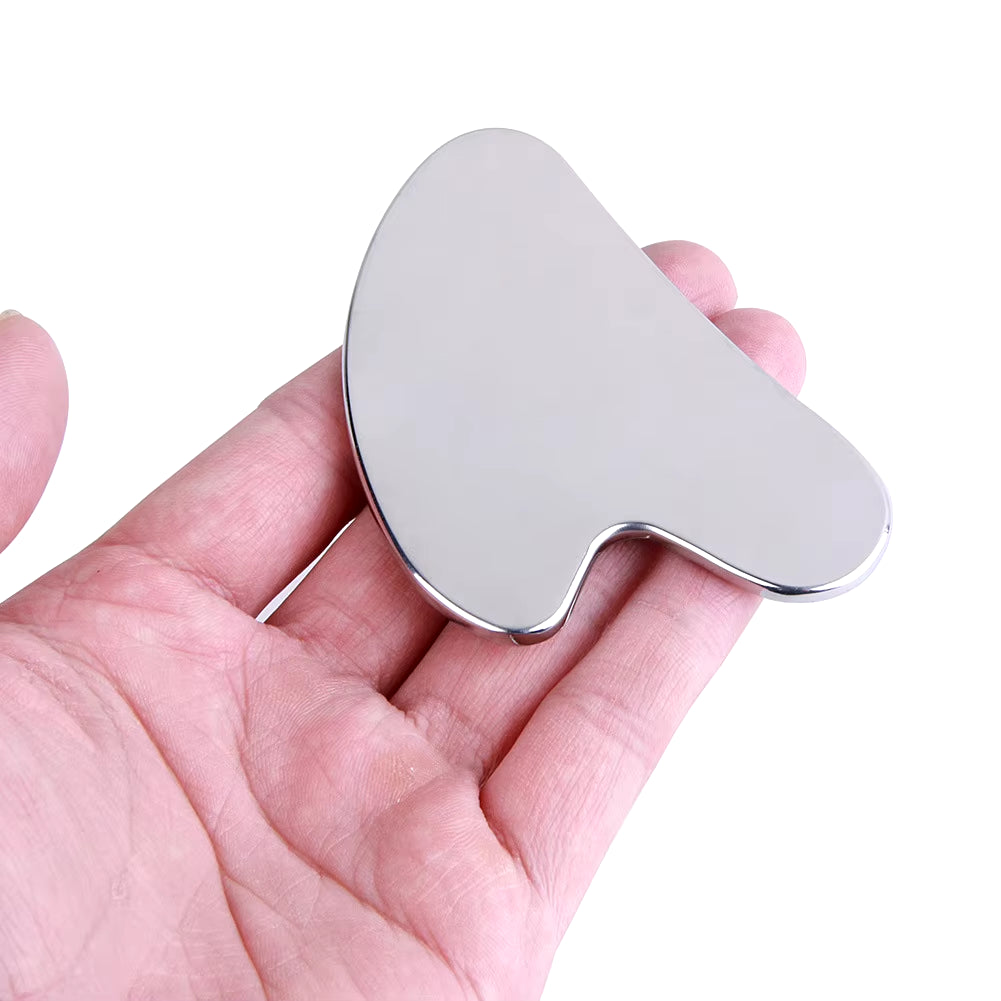 1Pcs Stainless Steel Gua Sha Scraper Massager for Face Neck Body Guasha Massage Tool Facial Skin Care Guasha Board Face Massager